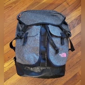 The North Face laptop gray backpack like new